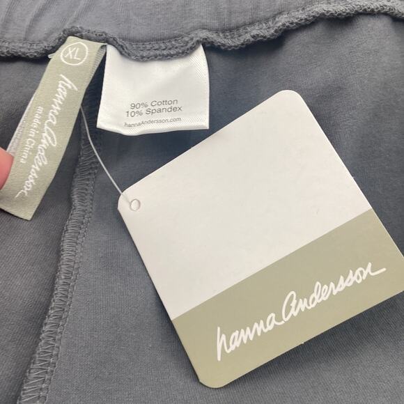 NWT Hanna Andersson grey stretchy straight leg pants - Picture 4 of 5